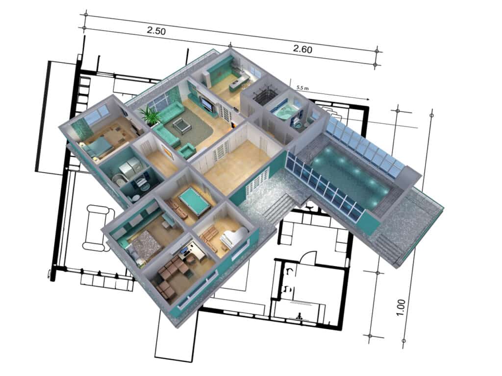 Floor Plan Commercial Construction Drawings