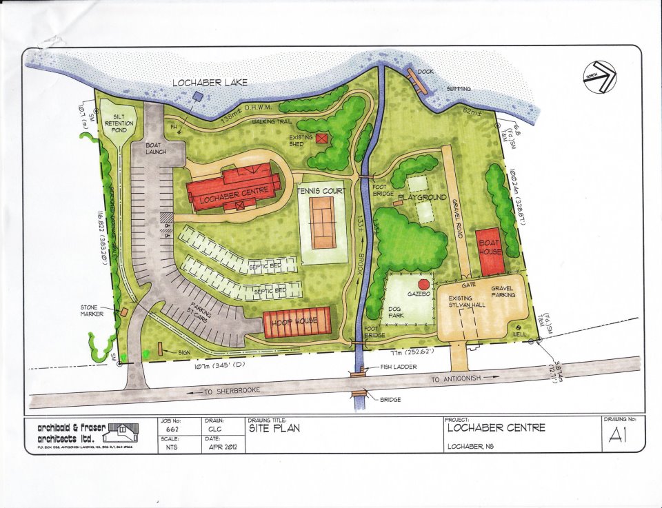 Site Plan Drawing for Construction